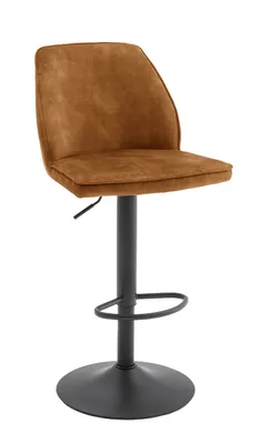 Produktbild von Barhocker OTTAWA BAR Barstuhl Velour Optik curry