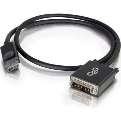 Produktbild von C2G 84329, 2 m, DisplayPort, DVI-D, 1920 x 1200 Pixel, Schwarz, Stecker/Stecker