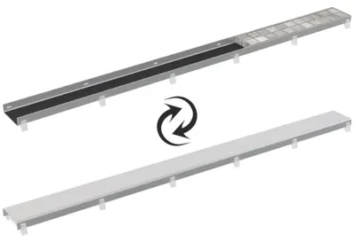 Obrázek produktu pro Alcadrain Rošty - Oboustranný rošt DOUBLE 850 mm, nerez DOUBLE-850M
