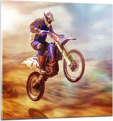 Produktbild von Bilder auf glas - Motor Sport Helm - 70x70cm - Glasbilder - Wandbilder - Kunstdruck - zum Aufhängen bereit - Wanddekoration aus Glas - Glas Bilder - Wandbild auf Glas - Einteilig - GAC70x70-3881