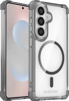Obrázek produktu pro Magnetické pouzdro pro Samsung Galaxy S26 kompatibilní s MagSafe, nárazuvzdorné, vojenská ochrana průhledné pouzdro černé