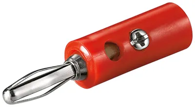 Obrázek produktu pro Goobay WE 1370 R, BNC, Červená, Stříbrná, 1 kusů