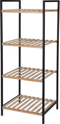 Obrázek produktu pro Regál do koupelny 4 police dřevěný 95 cm KO-784630070
