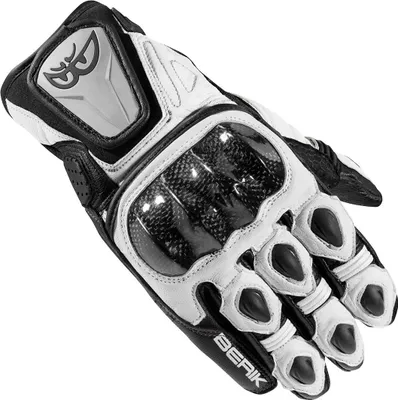 Produktbild von Berik Namib Motorradhandschuhe, schwarz/weiß, XS