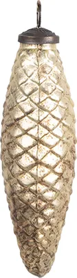 Immagine prodotto di Guaina natalizia Clayre & Eef 6x5x16 cm in vetro color oro