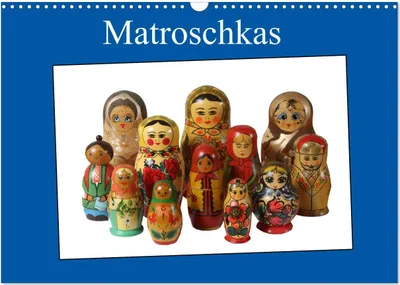 Produktbild von Matroschkas (Wandkalender 2025 DIN A3 quer), CALVENDO Monatskalender