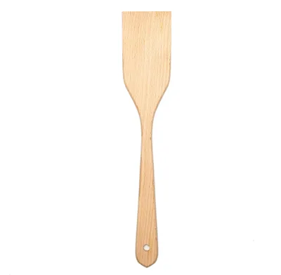 Produktbild von mixcover Pfannenwender flach aus Buchenholz 30cm, Spatel, Schaber