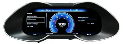 Zdjęcie produktu dla Cyfrowy kokpit, 12,3 cala, rozdzielczość 1920 x 720, kompatybilny z Audi R8 (2007-2015), system operacyjny Linux, moc wyjściowa 4 x 45W