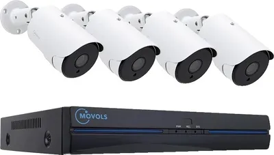 Obrázek produktu pro Bezpečnostní kamerový systém POE, obousměrný zvuk, video dohled H265, 8CH 5MP a 4 IR kamery, žádný