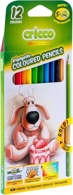 Produktbild von Cricco Bleistiftkreiden 12 Farben