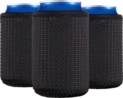 Produktbild von INF 4er-Pack Neopren Dosenkühler - Isolierte Hüllen für 330ml Cola/Bierdosen