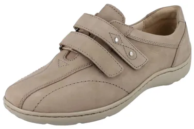 Produktbild von WALDLÄUFER Henni Damen Kletthalbschuhe beige Nubukleder - Größe: UK 5