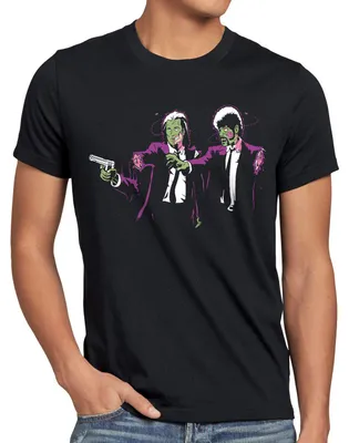 Produktbild von style3 Zombie Fiction Herren T-Shirt pulp dvd blu-ray tarantino quentin dead walking
