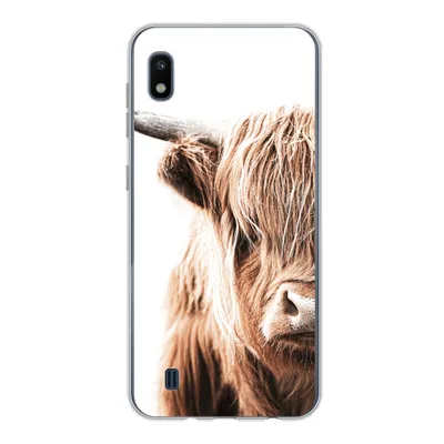 Produktbild von MuchoWow® Handyhülle Schutzhülle Hülle für Samsung Galaxy A10 Schottischer Highlander - Kuh - Tiere Silikon Softcase Handy Hülle - Schutzhülle