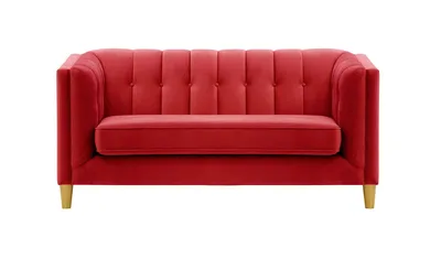 Produktbild von SLF24 - Zweisitzer-Sofa Sodre - rot - Velluto 7