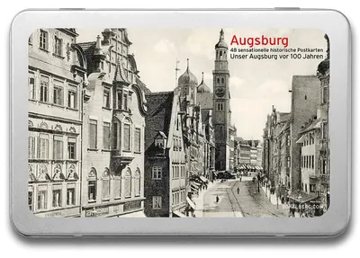 Zdjęcie produktu dla Augsburg 48 sensationelle historische Postkarten: Unser Augsburg vor 100 Jahren