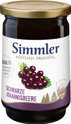 Produktbild von Simmler Schwarze Johannisb.-Konf. Ex. 450g