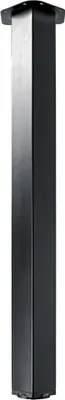 Produktbild von Hettich Tischbein / Möbelfuß / Tischfuß ARBA (60x60x710mm, schwarz) 9241386
