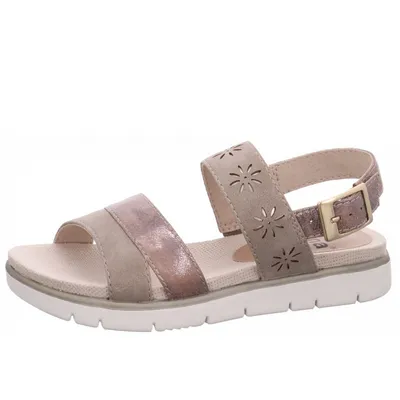 Produktbild von jana bequeme Sandaletten in beige, Größe 38