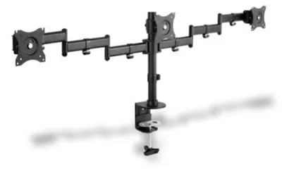 Zdjęcie produktu dla Digitus Uchwyt do pojedynczego monitora, 49", 20 kg, Zacisk, 20 kg, 124,5 cm (49"), 100 x 100 mm, Opcja regulacji wysokości, Czarny