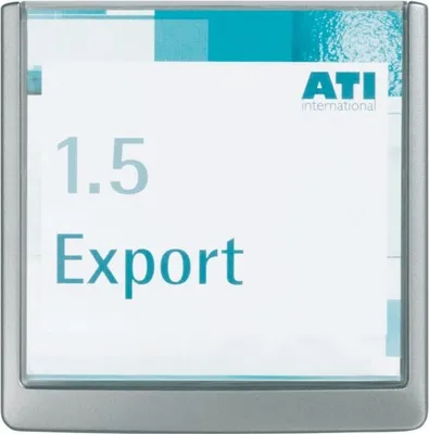 Produktbild von Schild I DURABLE Türschild Click Sign, graphit, Kunststoff, Einlage 149x148,5 mm