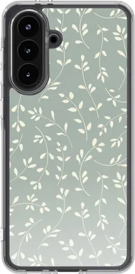 Zdjęcie produktu dla etui imoshion Design do Samsung Galaxy A36 - Smoke Green Flowers