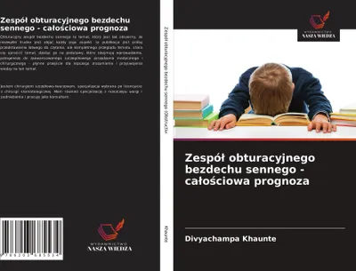 Produktbild von Zespó¿ obturacyjnego bezdechu sennego - ca¿o¿ciowa prognoza