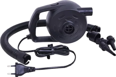Obrázok produktu pre Elektrická pumpa na matrace čierna s vymeniteľnými nástavcami na čerpanie dovnútra a von 220V 29P442EU