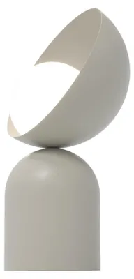Zdjęcie produktu dla Lampa stołowa BOTO beżowa 1xG9x15W metal wym:31x18x14cm IP20 Emibig