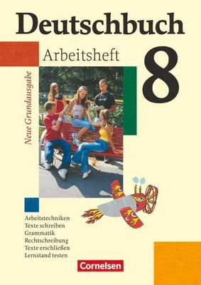 Immagine prodotto di Deutschbuch 8. Schuljahr. Arbeitsheft mit Lösungen. Neue Grundausgabe