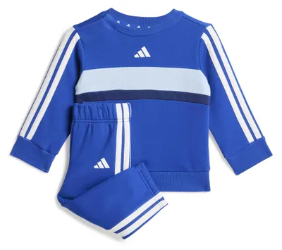 Produktbild von adidas Unisex Baby Seasonal Essentials Tiberio 3 Stripes Fleece Crew Set Track S
