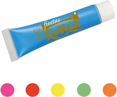 Obrázek produktu pro Neonový Halloween 2026 červený make-up, barva červená