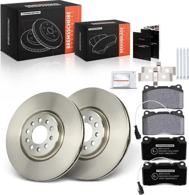 Image de Frankberg 2x disques de frein 4x plaquettes de frein avant pour Alfa Romeo Brera 939 Spider 2.4L 3.2L 1.7L 2006-2011