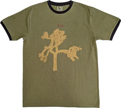 Produktbild von U2 - "Joshua Tree Europe 1987" T-Shirt für Herren/Damen Uni RO12954 (M) (Grün)