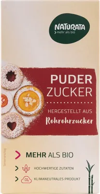 Produktbild von Naturata Puderzucker aus Rohrohrzucker -- 200g