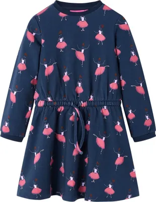 Image de Robe pour enfants bleu marine 116