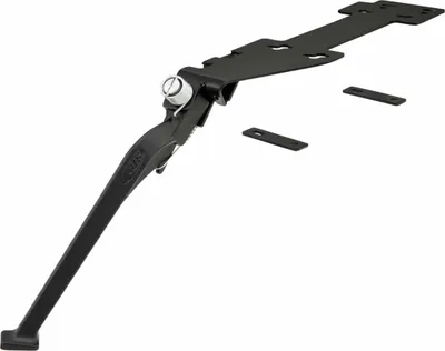 Imagen del producto de Soporte lateral autoplagable de aluminio , ángulo de 82°, longitud de 245 mm
