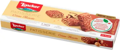 Obrázok produktu pre Oplatky plnené krémom a kúskami orechov 100g - Loacker