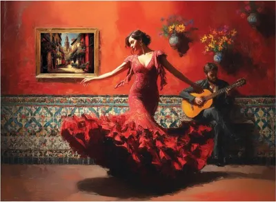 Produktbild von ANATOLIAN Puzzle Flamenco 1000 dlks