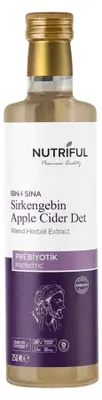 Zdjęcie produktu dla Nutriful | Mieszanka octu jabłkowego z prebiotykami, zawierająca bezinę, winogrona, rozmaryn i tymianek, 250 ml