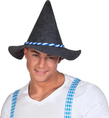 Produktbild von Boland 92980, Karnevalskostüm-Hut, Erwachsener, Männlich, Polyester, Schwarz, Blau, Weiß, 94 g