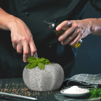 Obrázek produktu pro relaxdays Hmoždíř s tloučkem ze žuly