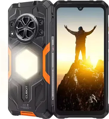 Zdjęcie produktu dla Cubot KK Power 5, 17,5 cm (6.88"), 6 GB, 128 GB, 64 MP, Android 15, Czarny, Pomarańczowy