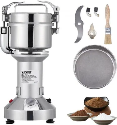 Image de Moulin électrique 150 g, 1 050 W, multifonctionnel pour la cuisine et la maison