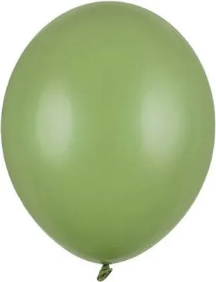 Zdjęcie produktu dla Balony lateksowe Strong, Zielone, Pastel Rosemary Green, 12cm, 100 szt.