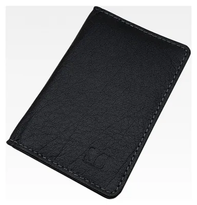 Produktbild von Kreditkartenetui aus Büffelleder mit RFID- und NFC-Schutz (Schwarz)