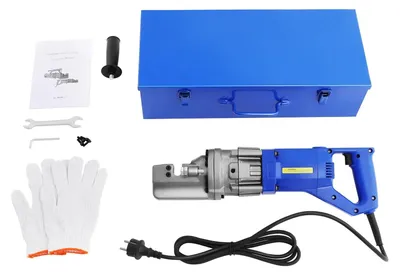 Obrázek produktu pro Hydraulická řezačka výztuže, příkon 850 W, řezný rozsah 4-16 mm, tmavě modrá barva