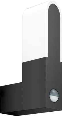 Produktbild von Deutsche LED Wandaußenleuchte IP54 Dunkelgrau 9W 600lm Warmweiss Bewegungsmelder