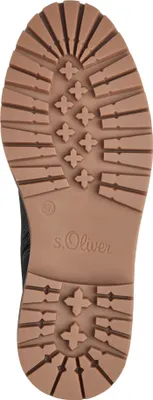 Produktbild von s.Oliver Damen Stiefelette Chelsea Boot flach Gummizug Reißverschluss 5-25449-43, Größe:38 EU, Farbe:Schwarz