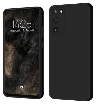 Produktbild von Hülle für Samsung Galaxy S20 FE Case Cover Bumper Smartphone Softgrip Schutzhülle Farbe: Schwarz